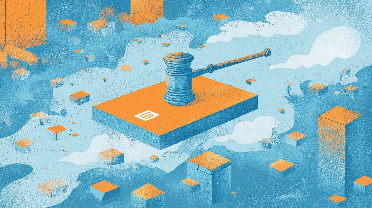 Empty office with abandoned survey forms on a desk