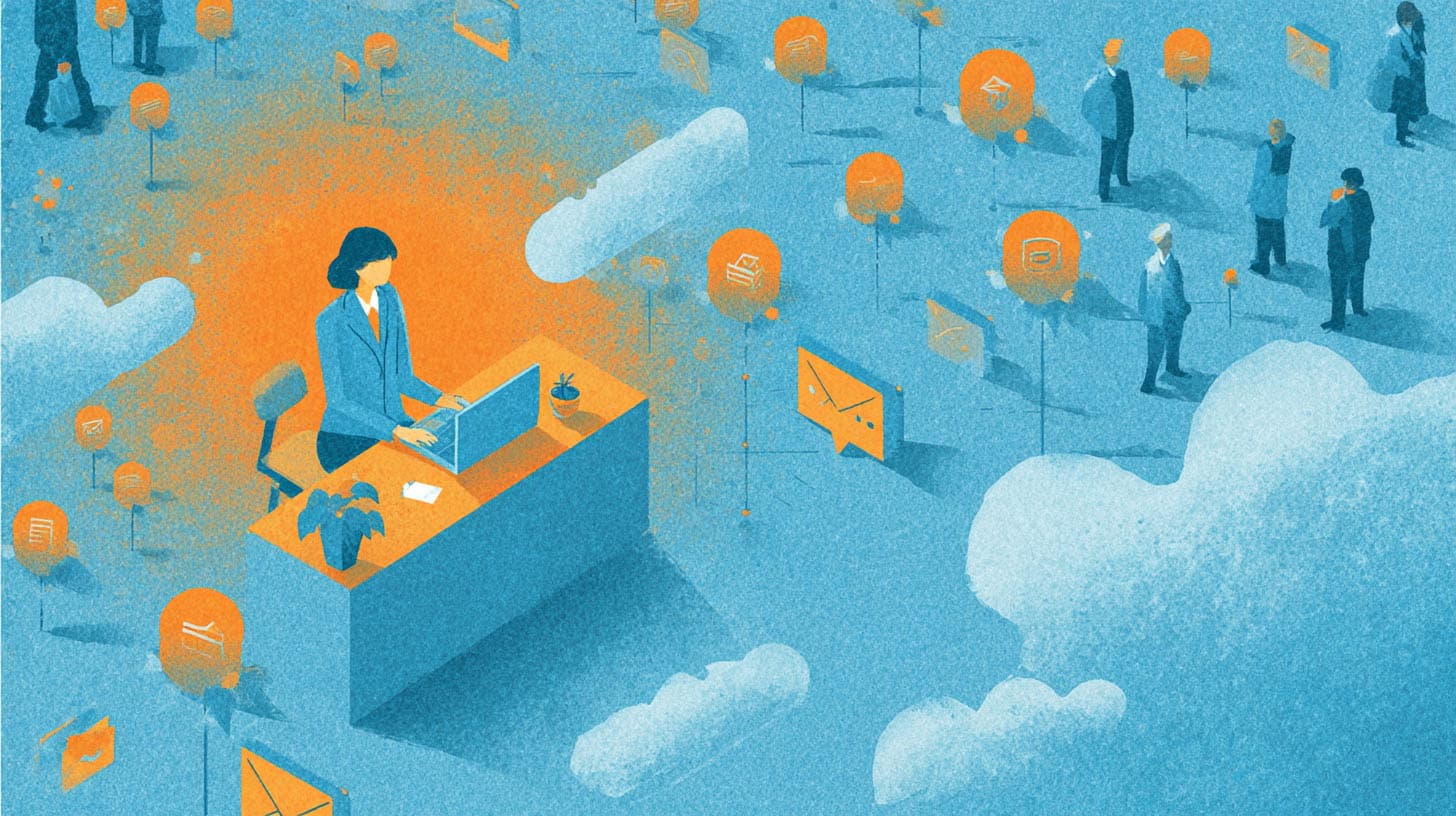 Customer experience management illustration